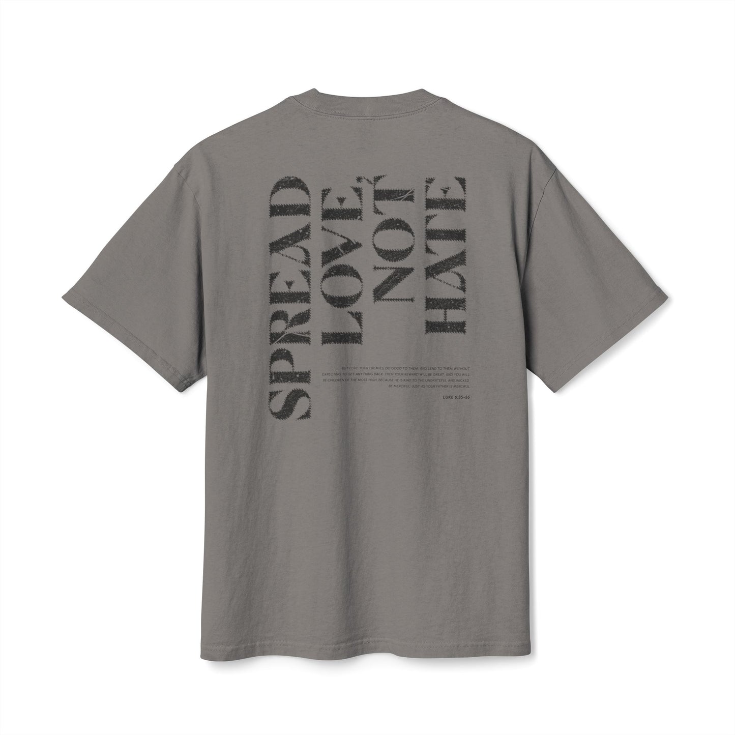 Spread Love Not Hate Faded Tshirt
