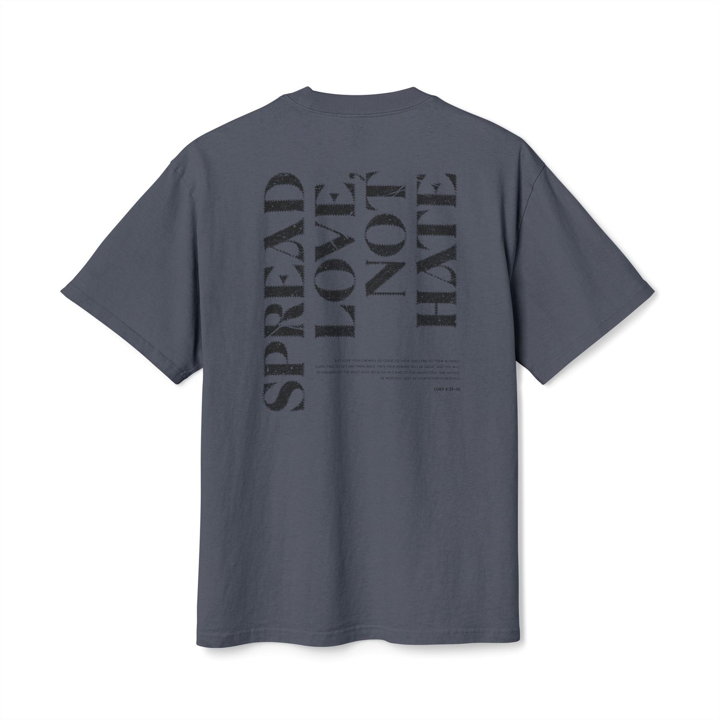 Spread Love Not Hate Faded Tshirt