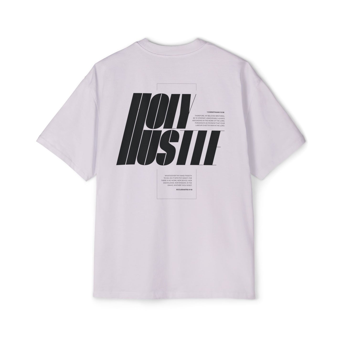 Holy Hustle - Men's Heavy Oversized Tee